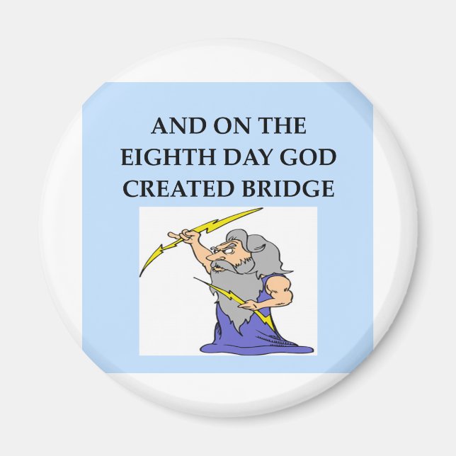 Brückenspielerwitz Magnet (Vorne)