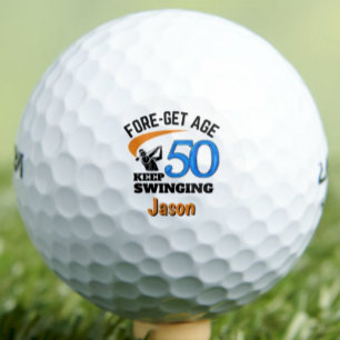 Bruder 50. Geburtstagsgeschenk Lustig ALTER verges Golfball