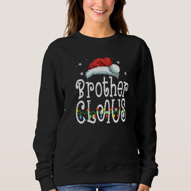 Bruder Claus Christmas Pajama Familie Matching Xm Sweatshirt (Vorderseite)