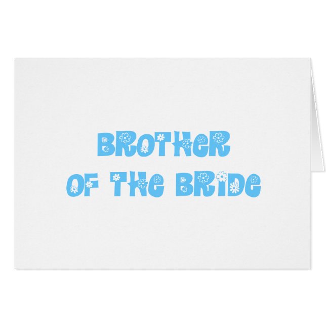 Bruder der Braut (Vorderseite (Horizontal))