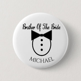 Bruder der Braut Button