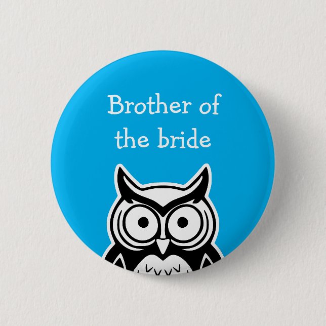 Bruder der Braut Button (Vorderseite)
