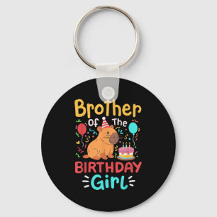 Bruder der Familie Capybara Schlüsselanhänger