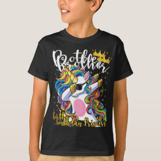 Bruder der Geburt Prinzessin Dabbing Unicorn B T-Shirt