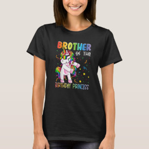 Bruder der Geburt Prinzessin Girl Flossing Un T-Shirt