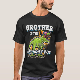 Bruder der Geburtstagsjunge Matching Family Dinosa T-Shirt