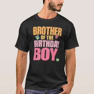 Bruder der Geburtstagsjunge Party Matchin T-Shirt