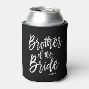 Bruder der Skript-Art-kundenspezifischen Hochzeit Dosenkühler