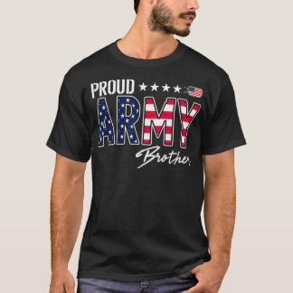 Bruder der US-Fahne Proud Army T-Shirt