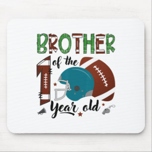 Bruder des 1-jährigen Fußballs 1. Jahr Down Bir Mousepad