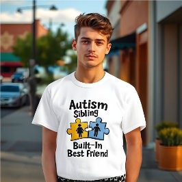Bruder des Autismus-Bewusstseins: Bester integrier T-Shirt