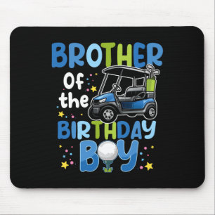 Bruder des Birthday Boy Golf Themed Matching P Mousepad