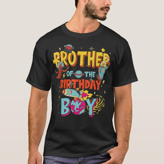 Bruder des Boy Astronaut Boy Space Bd T-Shirt (Vorderseite)