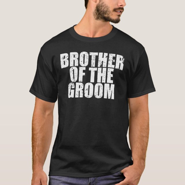 Bruder des Bräutigam-Shirt-lustigen T-Shirt (Vorderseite)