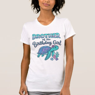 Bruder des Geburtstag-Schildkröten-Shirts Desi T-Shirt