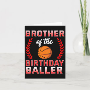 Bruder des Geburtstags Boy Bysketbyll Bday Celebr Karte