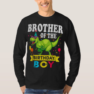 Bruder des Geburtstags Boy T-Rex RAWR Dinosaurier T-Shirt
