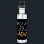 Bruder des Geburtstags Mädchen Bruder Geschenke Un Edelstahlflasche<br><div class="desc">Bruder des Geburtstags-Girl Brüder Geschenke Unicorn Geburtstag T - Shirt</div>