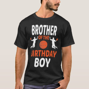 Bruder des Geburtstagsjungen Basketball Geburtstag T-Shirt