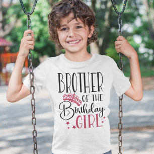 Bruder des Geburtstagskameradschafts-Mädchens T-Shirt