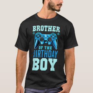 Bruder des Geburtstagskindes passendes Video-Gamer T-Shirt