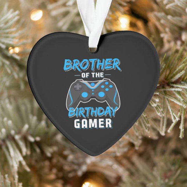 Bruder des Geburtstagsspielers Ornament (Baum)