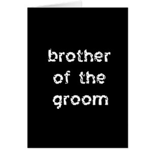 Bruder des Grooms