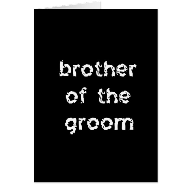 Bruder des Grooms (Vorne)
