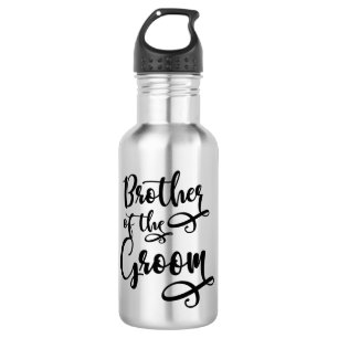 Bruder des Grooms Edelstahlflasche