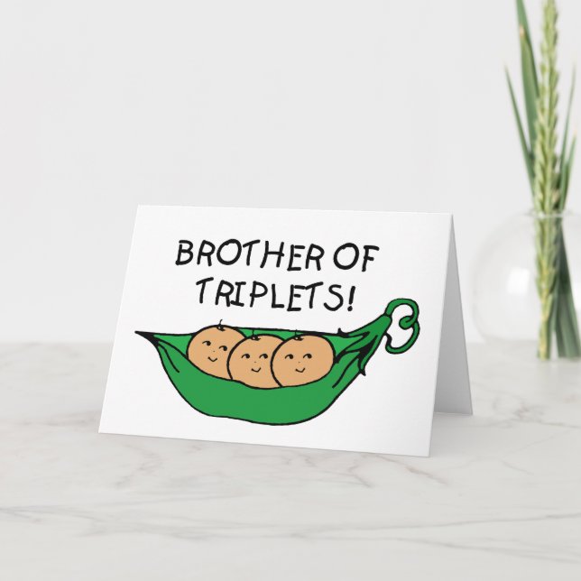 Bruder des Triplets Pod Karte (Vorderseite)