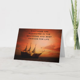 Brüder, die besten Lebensfreunde Karte