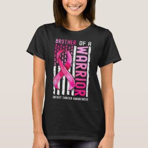 Bruder einer Brustkrebserkrankung USA Flag Awaren T-Shirt