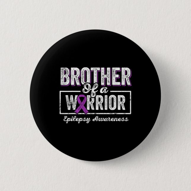 Bruder einer Epilepsie des Kriegers, Bruder Lila R Button (Vorderseite)