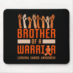 Bruder eines Krieger Leukämie Bewusstsein Ribbon B Mousepad