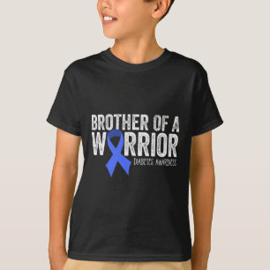 Bruder eines Kriegers T1D Diabetiker Blauer Multif T-Shirt