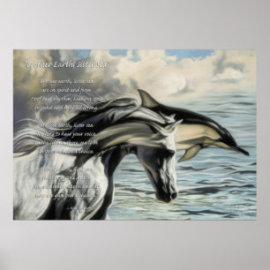 Bruder Erde, Schwester Meer Poster