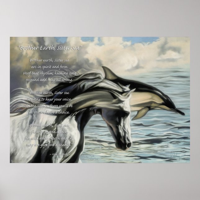 Bruder Erde, Schwester Meer Poster (Vorne)