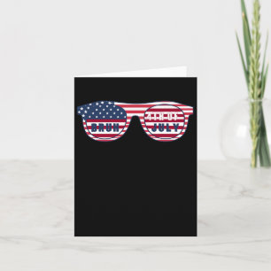 Bruder Es ist 4. Juli Lustig Cool 4. Juli US Fl Karte