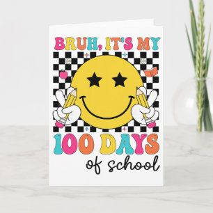 Bruder Es Ist Mein 100 Tage Schultag Jungen 100. S Karte