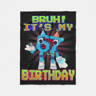 Bruder Es ist mein Geburtstag 67 Sechs Sieben 6-7 Fleecedecke