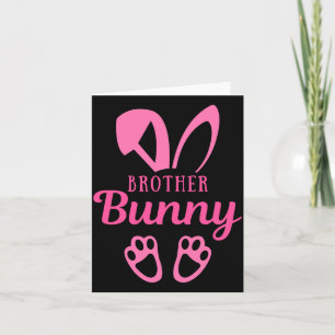 Bruder frohe Ostern Hase T-Shirt Karte