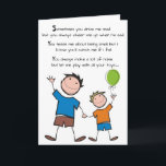 Brüder Geburtstaggedicht Karte<br><div class="desc">Ein süßes Gedicht über Brüder für einen kleinen Bruder,  um seinem großen Bruder zu geben,  an seinem Geburtstag. Der Text geht drinnen weiter.</div>