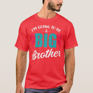 Bruder Geschwisternschwangerschaft Geburtsankündig T-Shirt