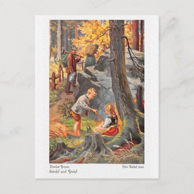 Brüder Grimm Postkarte (Vorderseite)