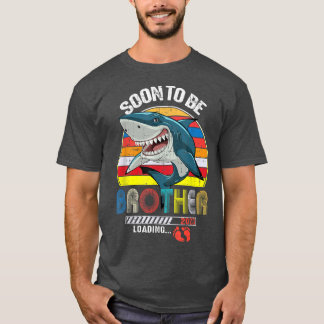 Bruder Hai Vathers Day bald zu Brother Est 2 T-Shirt