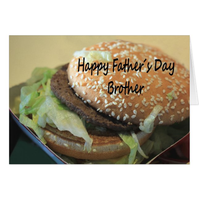 Bruder Happy Vatertag (Vorderseite (Horizontal))