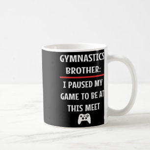 Bruder hielt mein Spiel an, hier Videospiel zu sei Kaffeetasse