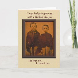 Brüder Humour Birthday Card Karte