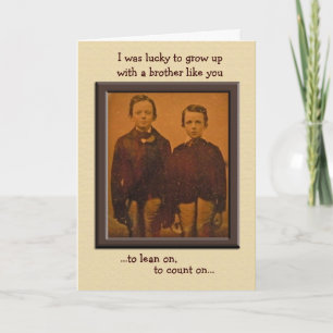 Brüder Humour Birthday Card Karte