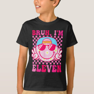 Bruder Ich bin Elf 11 11. Geburtstag Mädchen Groov T-Shirt